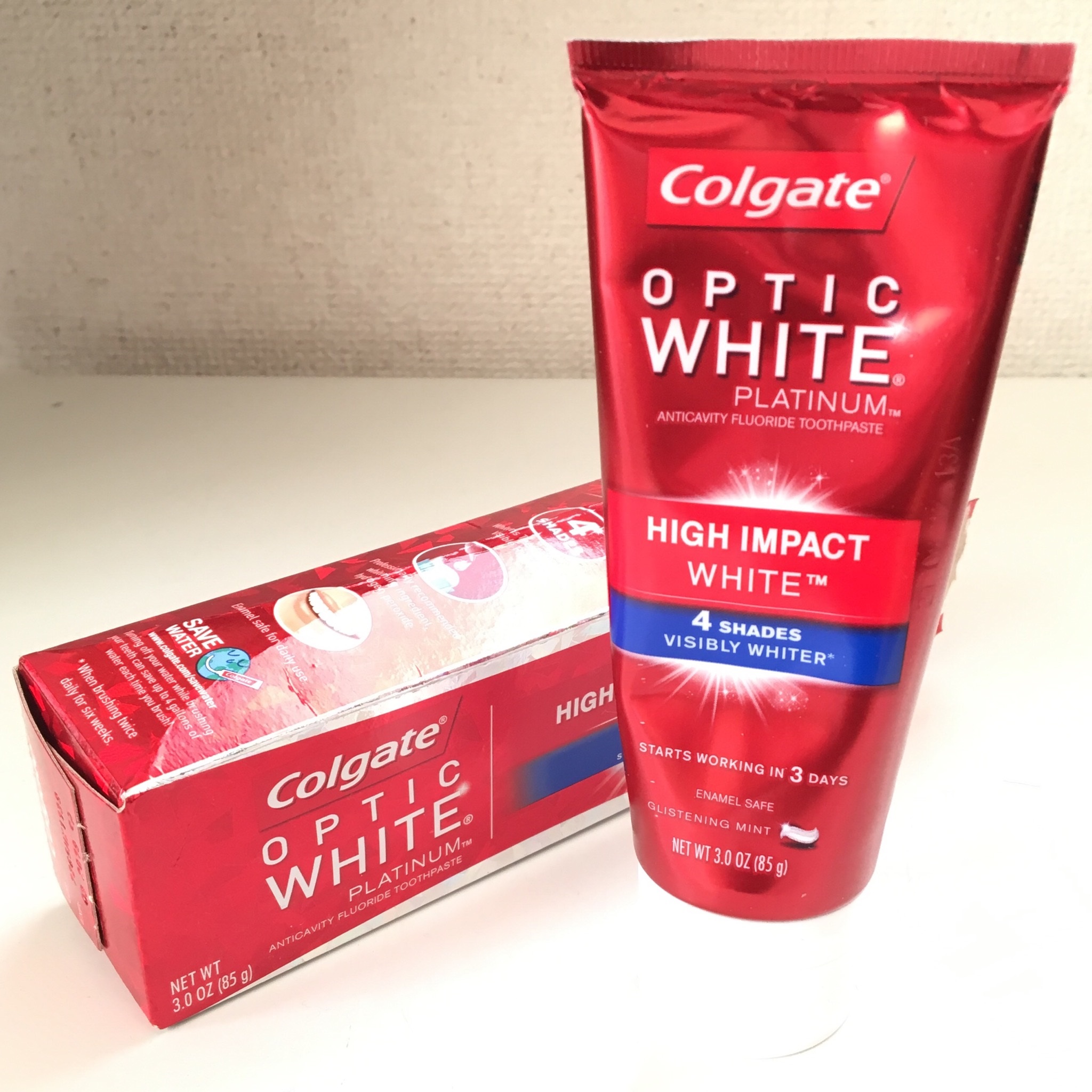 効果アリ!歯磨きで歯を白く!コルゲートの歯磨き粉 オプティックホワイト「ハイインパクト」使ってみた！
